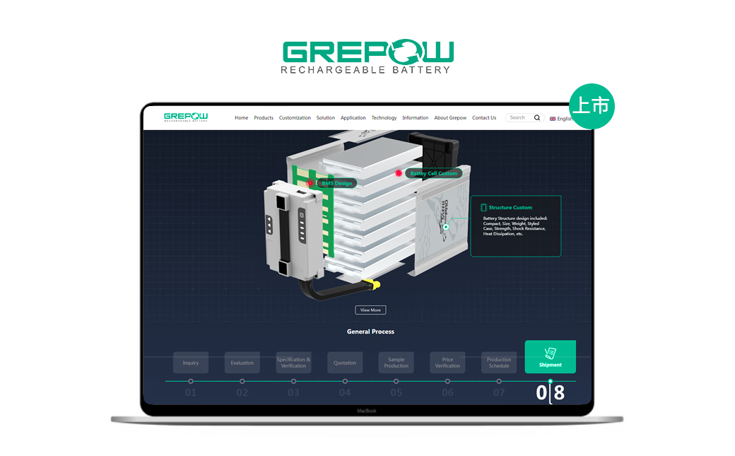 格瑞普新能源电池官方网站设计